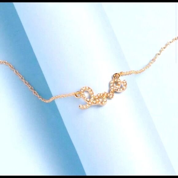 Cursive Love Necklace ❤️ - Picture 2 of 3